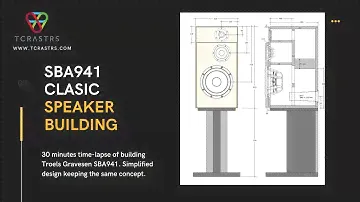 Building Troels Gravesen SBA941 DIY speaker end-to-end tutorial.