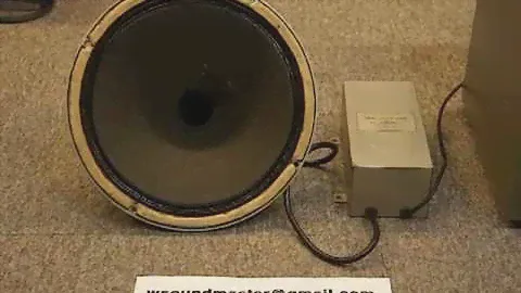 Rare Classic Tannoy Monitor Silver Black Early 12" Speaker & Crossover England #12823 Performance