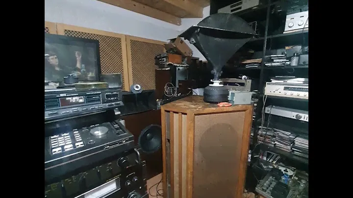 TANNOY MONITOR GOLD CORNER CABINET & SANSUI BA 5000 & KRELL PREAMPLIFIER