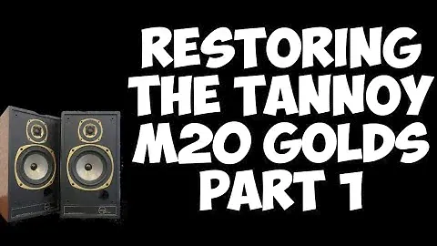 Restoration Of Tannoy M20 Gold Loudspeakers Part 1