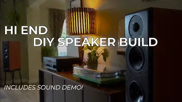 DIY Reference Quality Speaker Build. How I built these amazing speakers and proper sound comparison!