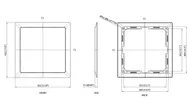 Tannoy CMS 1201 GRILLE ASSEMBLY защитная решетка для потолочной АС CMS1201. Цвет: белый