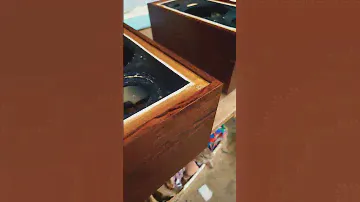 Repaired The Tannoy M20 Gold Cabinets