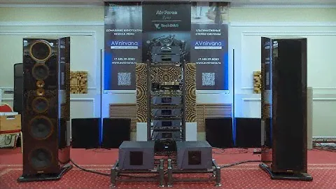 Звучание системы, представленной в зале AVnirvana на  выставке Hi-Fi & High End Show 2024