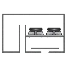 Tannoy VSX 12.2BP Пассивный сабвуфер,2x12 дюймов,800Вт