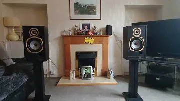 #Tannoy M20 Gold speakers- #Vinyl- Simon & Garfunkel. Rega #RP6 Turntable/ Remton Tube Phono Stage/