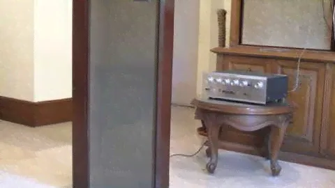 Vintage Tannoy 12" Monitor Silver speaker in a Tannoy corner Chatsworth cabinet - 2nd video