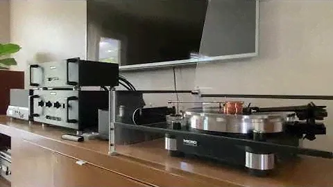 Tannoy Red 12” Dual Concentric Loud Speakers, McIntosh 275 Power Amp. Micro Seiki RX-1500 Turntable.