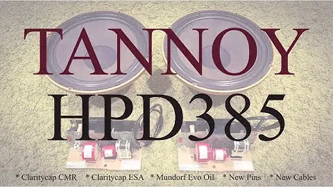 Tannoy HPD385 Drivers & Crossovers