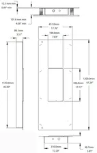 Tannoy IW 62 BACKCAN короб монтируемый в стену для установки IW 62S
