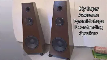 Diy Super Awesome Pyramid shape Floorstanding Speakers