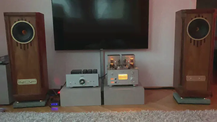 Tannoy Kensington GR on Line Magnetic 512CA and 219iA playing Frank Sinatra