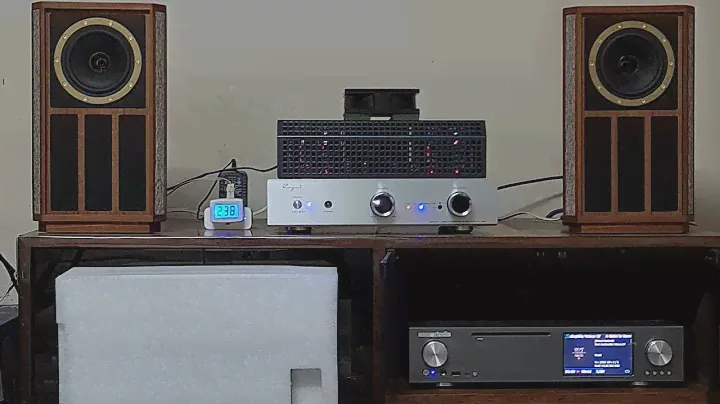 HiFi System. Tannoy Prestige Autograph Mini speakers. A Child is Born.