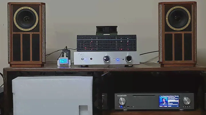 HiFi System. Tannoy Prestige Autograph Mini speakers. Green Green Grass of Home.